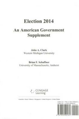 Cover of Election 2014: An American Government Supplement