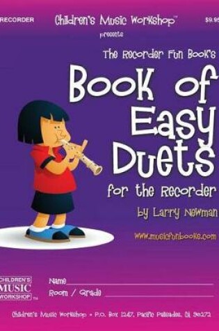Cover of Book of Easy Duets for the Recorder