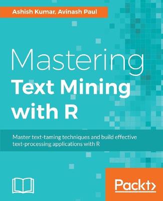 Book cover for Mastering Text Mining with R