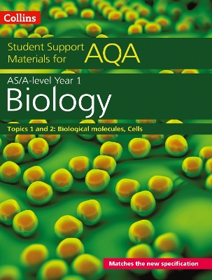 Book cover for AQA A Level Biology Year 1 & AS Topics 1 and 2