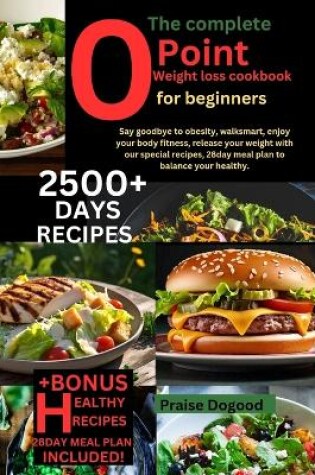 Cover of complete 0 point weight loss cookbook for beginners