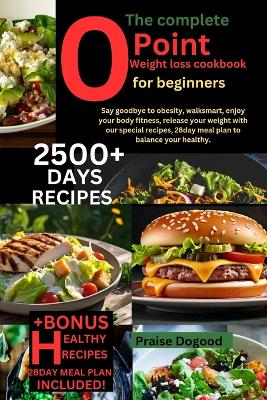 Book cover for complete 0 point weight loss cookbook for beginners