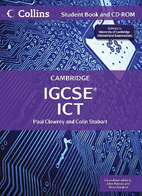 Book cover for Cambridge IGCSE (TM) ICT Student's Book and CD-ROM