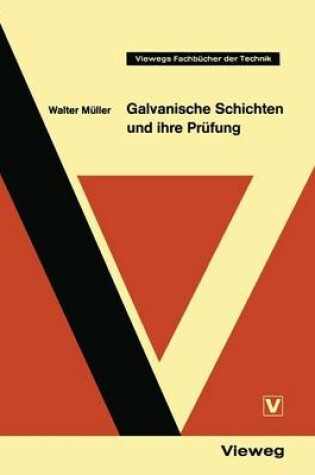 Cover of Galvanische Schichten Und Ihre Prufung