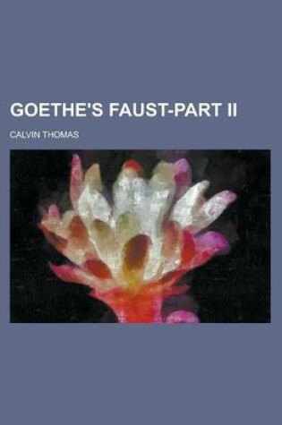 Cover of Goethe's Faust-Part II