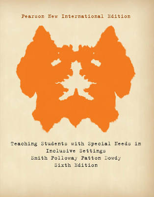 Book cover for Teaching Students with Special Needs in Inclusive Settings Pearson New International Edition, plus MyEducationLab without eText