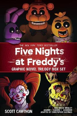 Book cover for Five Nights at Freddy's Graphic Novel Trilogy Box Set