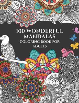 Book cover for 100 wonderful mandalas