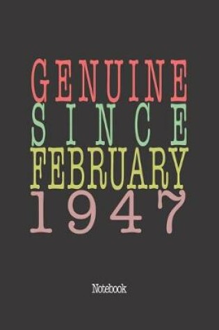 Cover of Genuine Since February 1947