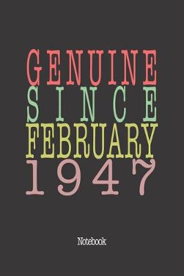 Book cover for Genuine Since February 1947