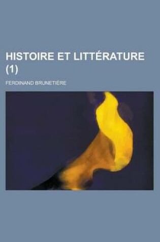 Cover of Histoire Et Litterature (1)