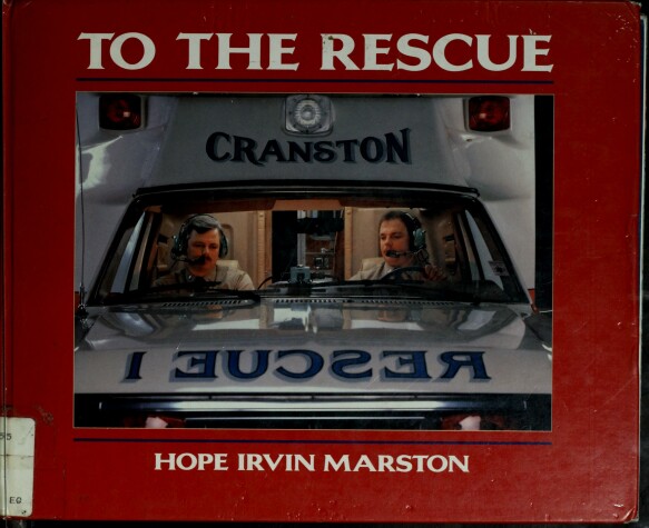 Book cover for Marston Hope Irvin : to the Rescue (Hbk)