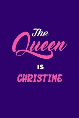 Book cover for The Queen is Christine, Little Women