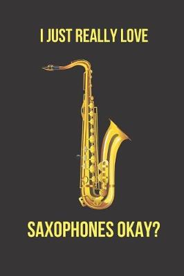 Book cover for I Just Really Love Saxophones Okay?