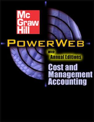 Book cover for Introduction to Managerial Accounting w/Topic Tackler, Net Tutor & On-Line Learning Center w/PowerWeb Package