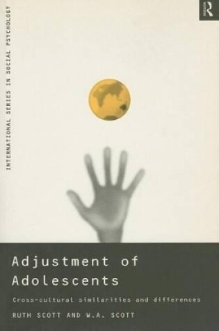 Cover of Adjustment of Adolescents