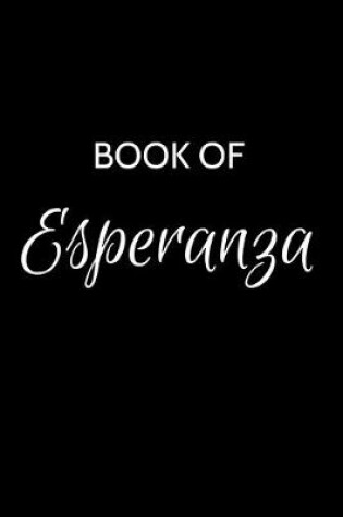 Cover of Book of Esperanza