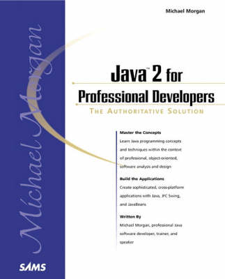 Book cover for Java 2 for Professional Developers