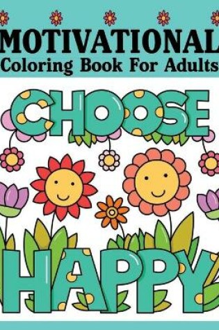 Cover of Motivational Coloring Book for Adults
