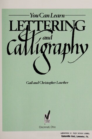 Cover of You Can Learn Lettering and Calligraphy