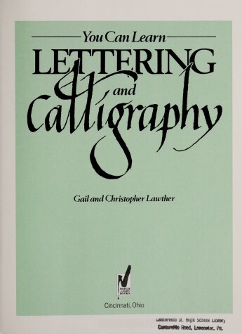 Book cover for You Can Learn Lettering and Calligraphy