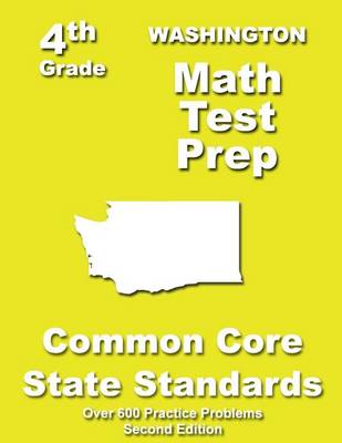 Book cover for Washington 4th Grade Math Test Prep