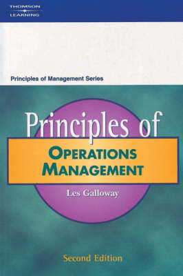 Book cover for Principles of Operations Management