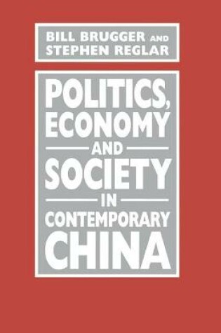 Cover of Politics, Economy and Society in Contemporary China