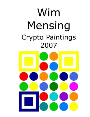 Book cover for Wim Mensing Crypto Paintings 2007