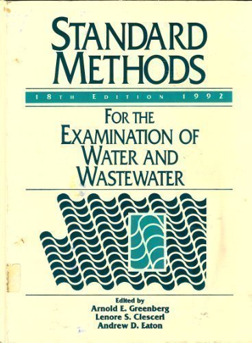 Book cover for Standard Methods for the Examination of Water and Wastewater