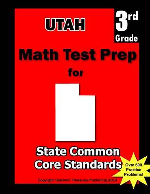 Book cover for Utah 3rd Grade Math Test Prep