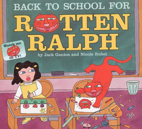 Book cover for Back to School for Rotten Ralph