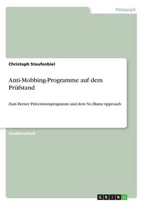 Book cover for Anti-Mobbing-Programme auf dem Prufstand
