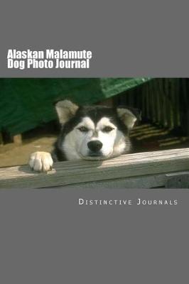 Book cover for Alaskan Malamute Dog Photo Journal