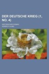 Book cover for Der Deutsche Krieg; Historischer Roman