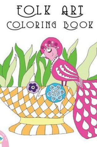 Cover of Folk Art Coloring Book
