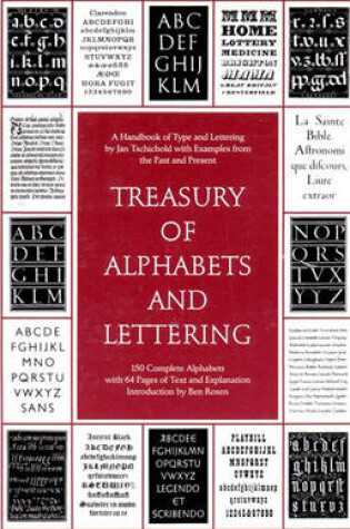 Cover of Treasury of Alphabets and Lettering