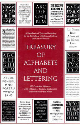Book cover for Treasury of Alphabets and Lettering