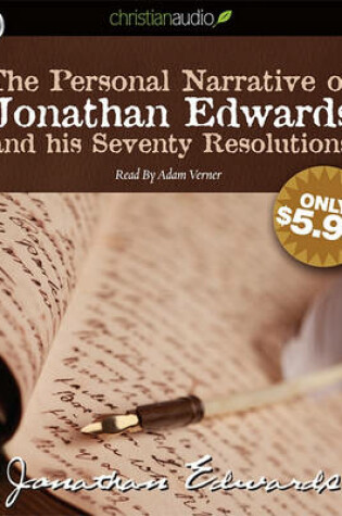 Cover of Personal Narrative of Jonathan Edwards and His Seventy Resolutions