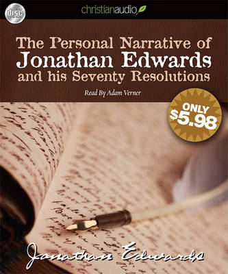 Book cover for Personal Narrative of Jonathan Edwards and His Seventy Resolutions