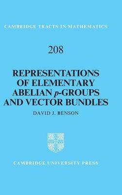 Book cover for Representations of Elementary Abelian p-Groups and Vector Bundles