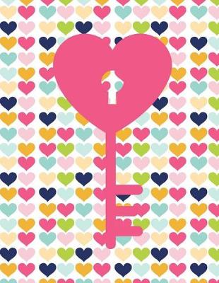 Book cover for Key Hearts Notebook - College Ruled