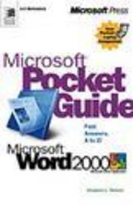 Book cover for Microsoft Pocket Guide to Word 2000