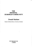 Book cover for Mediaeval European Community