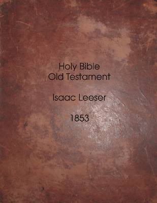 Book cover for Holy Bible: Old Testament:1853