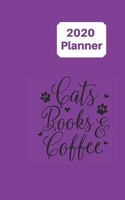 Book cover for 2020 Planner Cats Books Coffee