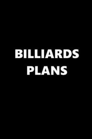 Cover of 2020 Daily Planner Sports Theme Billiards Plans Black White 388 Pages