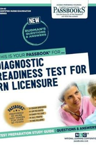 Cover of Diagnostic Readiness Test for RN Licensure (Cn-40)