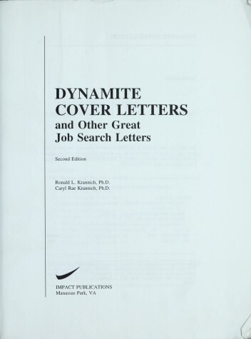 Book cover for Dynamite Cover Letters 2nd