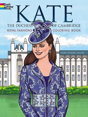 Book cover for Kate, the Duchess of Cambridge Royal Fashions Coloring Book